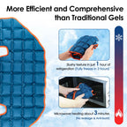 Hot Cold Compress Therapy Shoulder Wrap Self-absorbing Large Ice Pack Pad Back Neck Massage Cushion For Sport Muscle