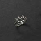 Vintage Style Adherence Men's and Women's Rings with Branches Thorns Couples' Ring Gifts, Fashion and Personality Y2k