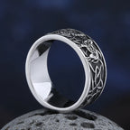 Fashion Good Polished Personality 2023 New 316L Stainless Steel Viking Birds Ring For Man Women Animal Jewelry For Teens