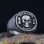 Skull Memento Mori Ring — 925 Silver