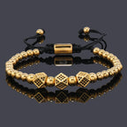 Luxury Roal Rafa Man Bracelet For Women Stainless Steel Beaded Hand Jewelry Couple Gift