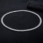 Iced Out Cuban Link Necklace — 925 Silver