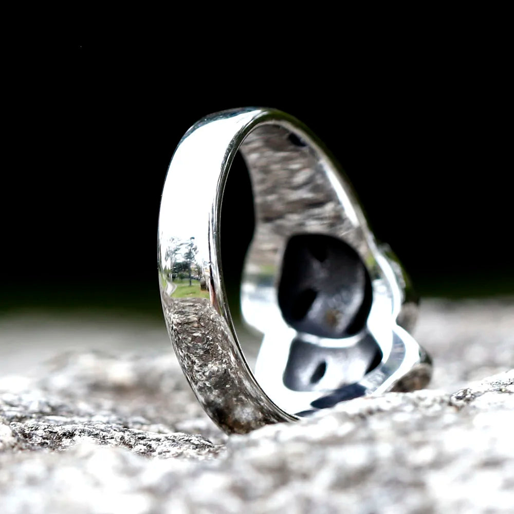 2023 New 316L Stainlesss Steel Cry and Smile Ring For Man Women Good Polished Couple Gift Fashion Jewelry for gift free