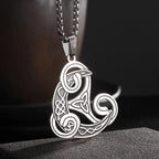 Celtic Trinity Knot Pendant Necklace — Zinc Alloy