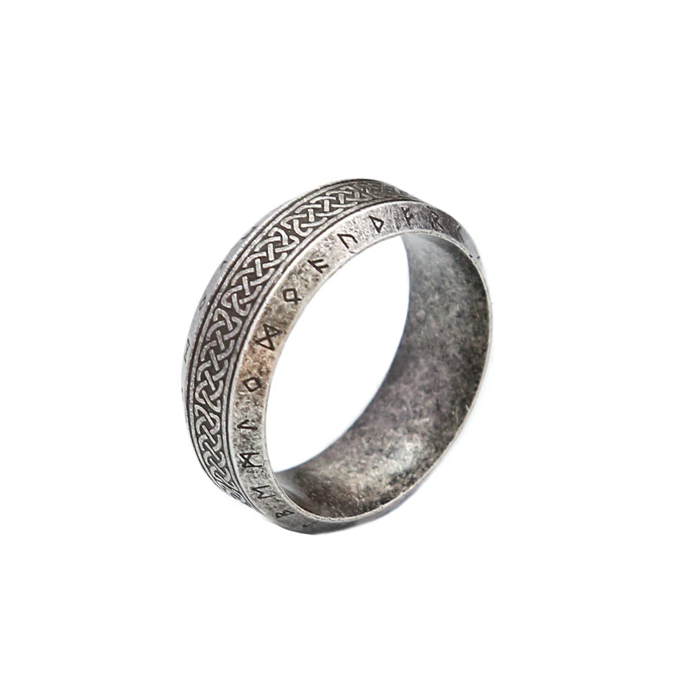 Viking Rune Ring — Stainless Steel