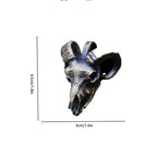 1 Piece of New Simple Trendy Skull Plate Goat Skull Pendant Necklace Punk Retro Men and Women Couple Pendant Jewelry Wholesale