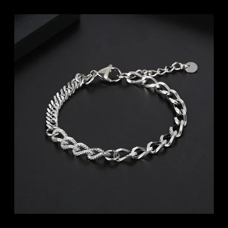 Minimal Bar Bracelet — Stainless Steel