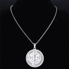 Gabriel Archangel Amulet Necklace — Stainless