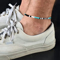 Black Braided Rope Anklet Bracelet