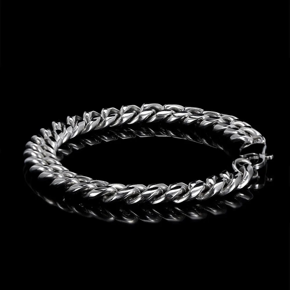 Stainless Steel Cuban Bracelet Miami 6/8MM