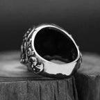 316L Stainless Steel Various Design 2022 New Arrive Classical Skull Men`s Ring With Pattern Punk Rock Gothic Creative