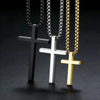 Cross Steel Pendant Double-sided Glossy Surface