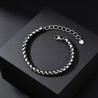 Twisted Rope Chain Link Bracelet — Stainless Steel