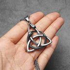 Viking Snake Pendant Necklace — Stainless Steel