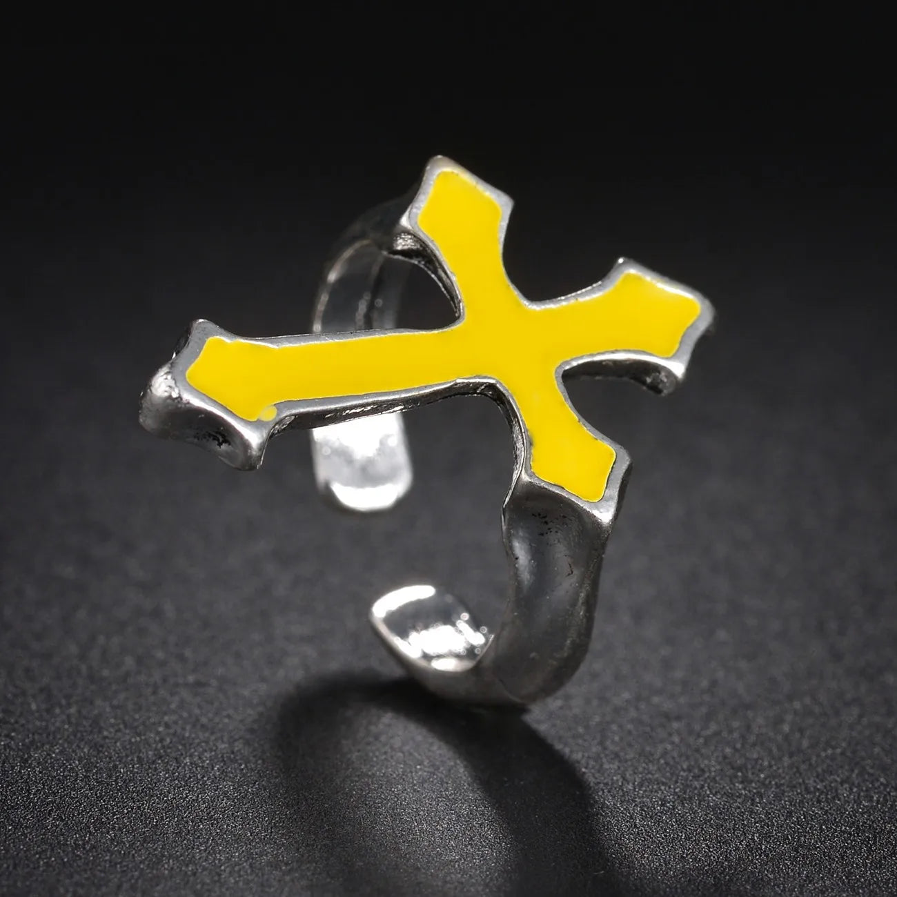 Vintage Cross Gold Ring