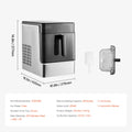 SucceBuy Countertop Ice Maker 24 Cubes Ready in 15 Mins Self-Cleaning Portable Ice Maker with Ice Scoop and Basket Ice