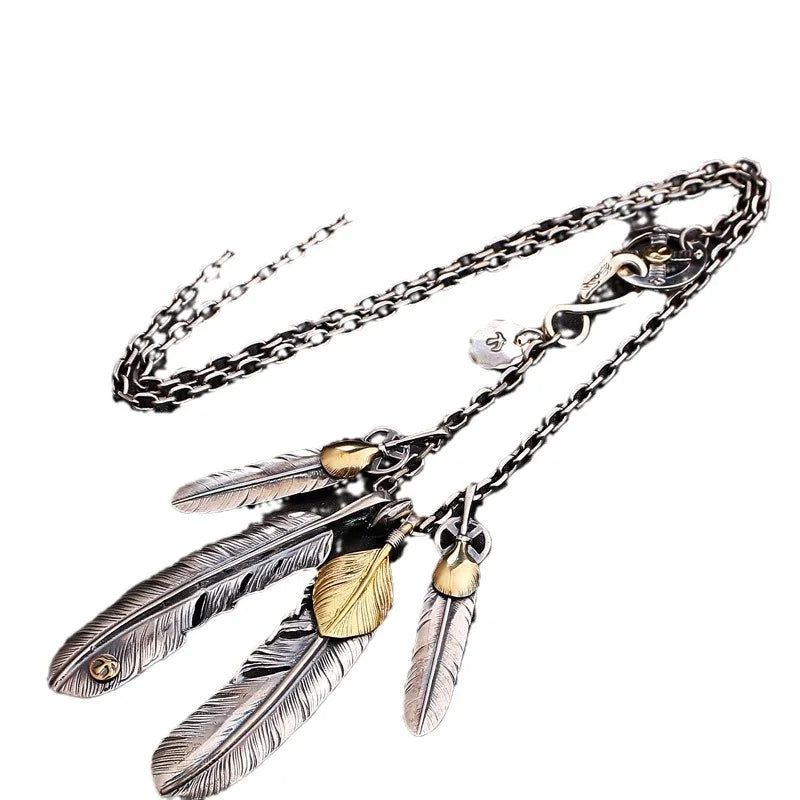 Feather Pendant Necklace
