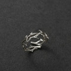 Retro Domineering Ethnic Style Fire-Breathing Dragon Ring Men\\\\\'s Charm Open Ring Punk Motorcycle Rider Jewelry Accessories