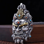 Buddha Vajra Pendant Necklace — Mixed Metal