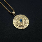 Eye of Horus Stainless Steel Pendant Necklace