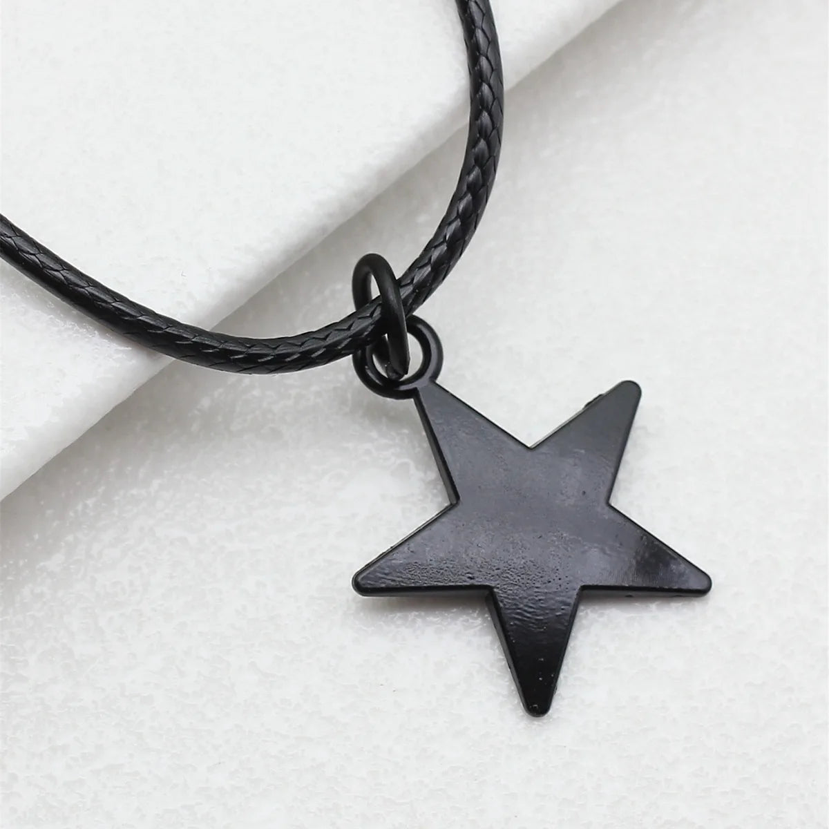 Pentagram Pendant Necklace for Men 45cm Chain