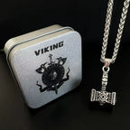 Thor Mjolnir Steel Pendant 316L Norse Mythology