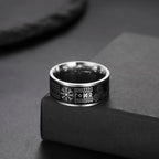 Viking Valknut Triskelion Norse Totem Ring — Stainless Steel