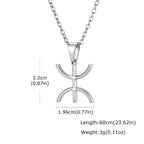 African Berbers Symbol Necklace — Stainless Steel