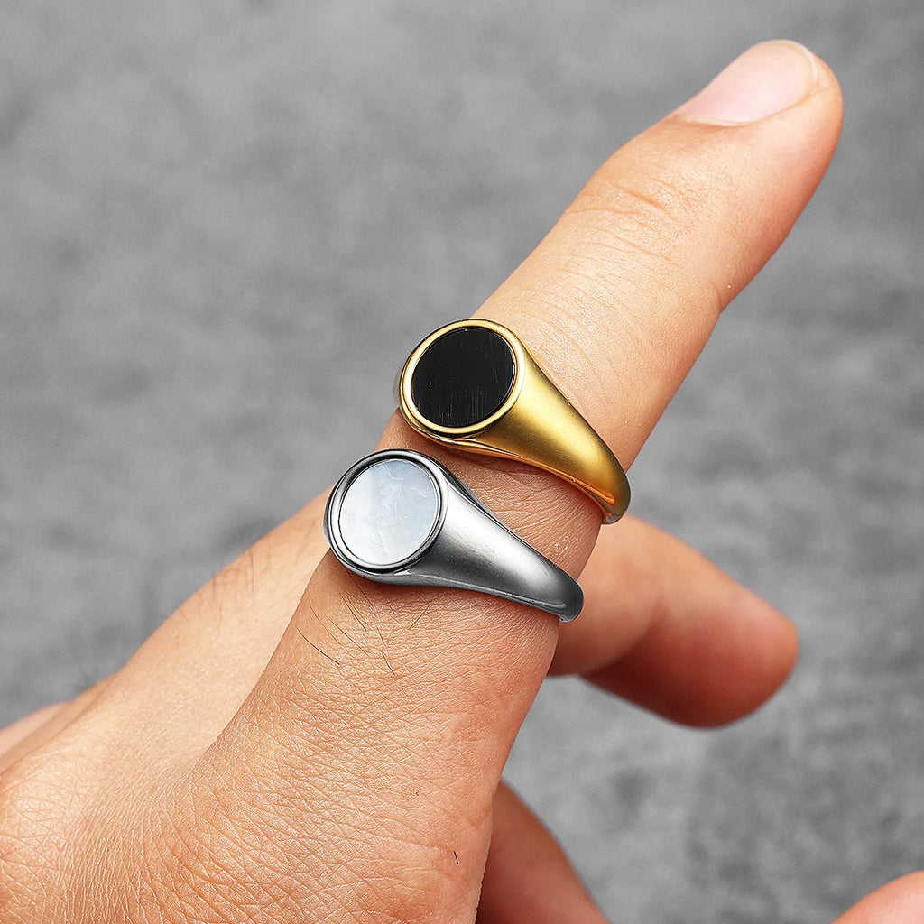 Shell Minimal Ring — Stainless Steel