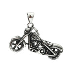 Gothic Skull Steel Pendant Punk Soul Chariot Biker