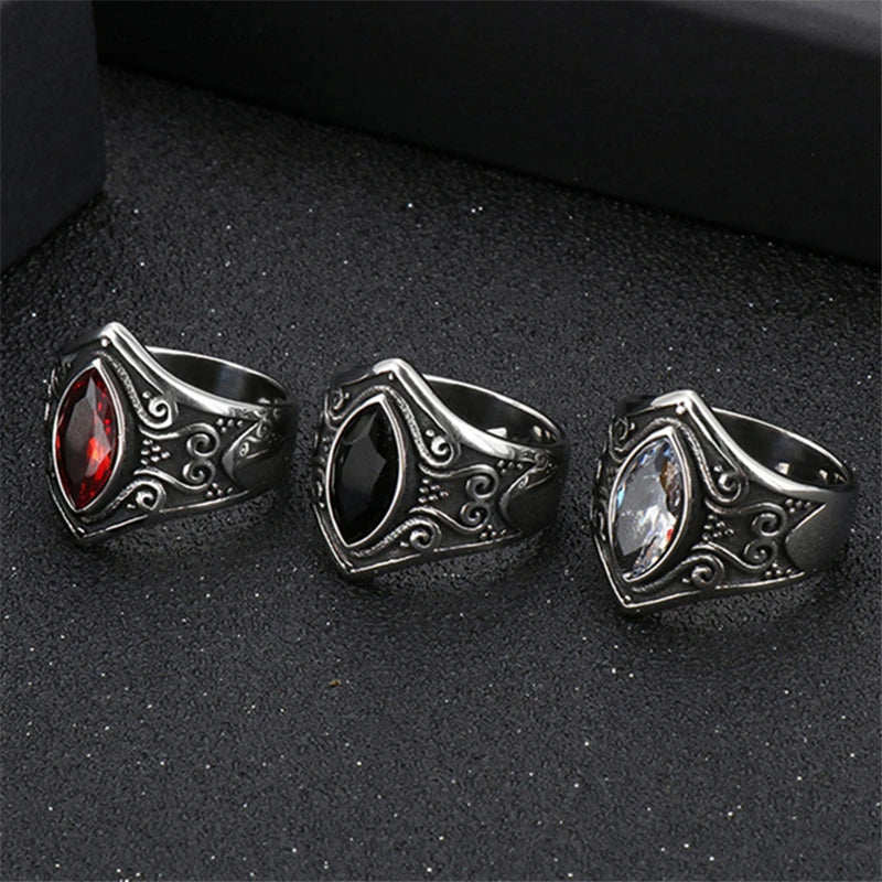 Vintage Onyx Silver Ring