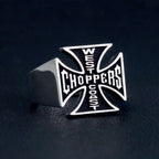 Cross Signet Ring — 925 Silver