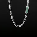 Gold Curb Cuban Chain Necklace — Stainless Steel