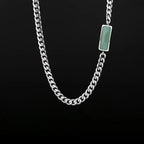 Gold Curb Cuban Chain Necklace — Stainless Steel