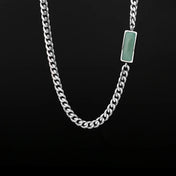 Gold Curb Cuban Chain Necklace — Stainless Steel