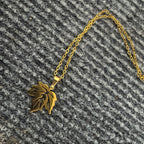 Stainless Steel Necklace For Women Man Maple Leaf Choker Pendant Chain Necklaces Engagement Jewelry korean Fashion NEW