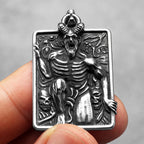 Fallen Angel Devil Pendant — Stainless Steel