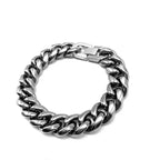 Ultra Light 14mm TA1 Bracelet for Fashion Men Anti-Allergy Titanium Curb Cuban Link Chain Necklaces Bracelets