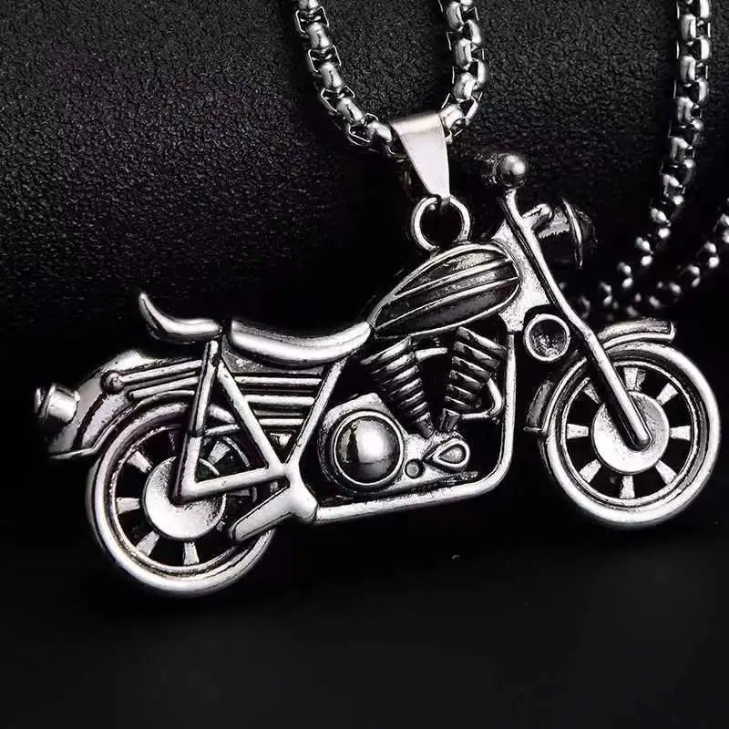 Motorcycle Steel Pendant
