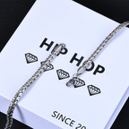 18K Gold Link Chain Bracelet Stainless Steel 4MM