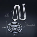 Occult Sigil Silver Pendant Bathin Demons Seals
