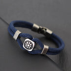 Nautical Surf Rope Bracelet — Adjustable Wrap Cord