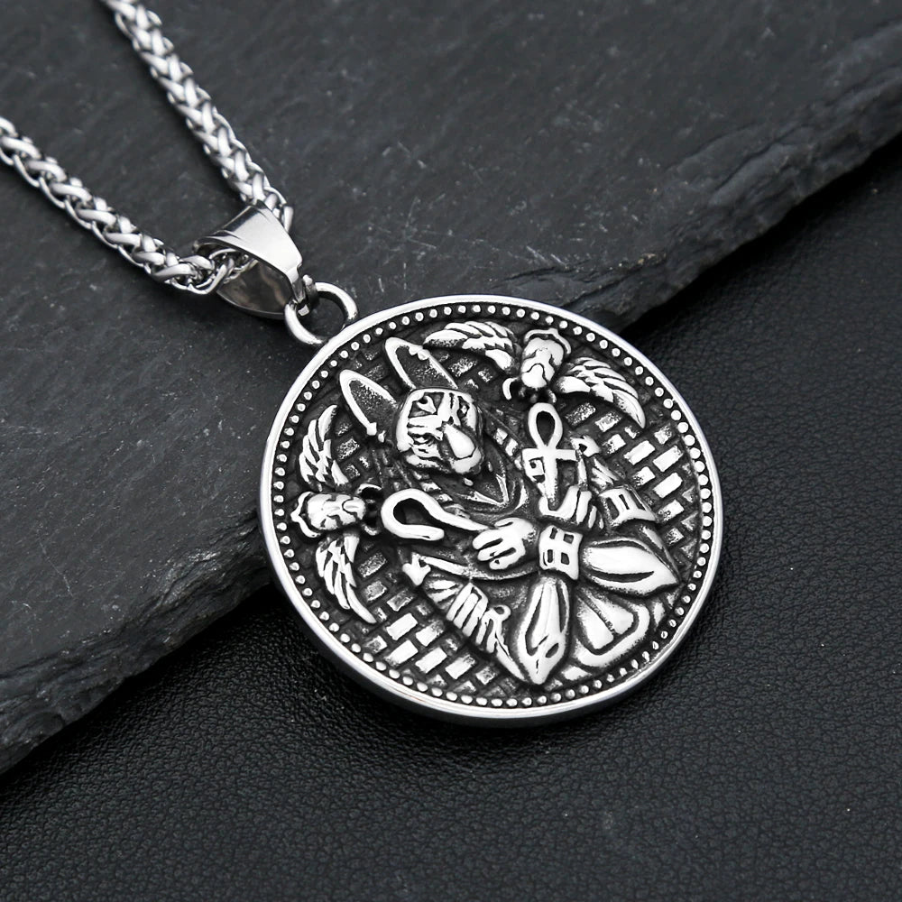 Anubis Pendant Necklace — 316L Stainless Steel