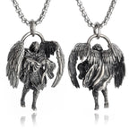 Vintage Cthulhu Mythos Octopus Sea Monster Pendant Necklace for Men Hip Hop Fashion Cool Jewelry Gift