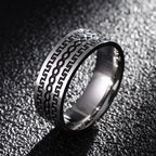 Vintage 316L Stainless Steel Ring for Men And Women Never Fade Power Lucky Mantra Ring
