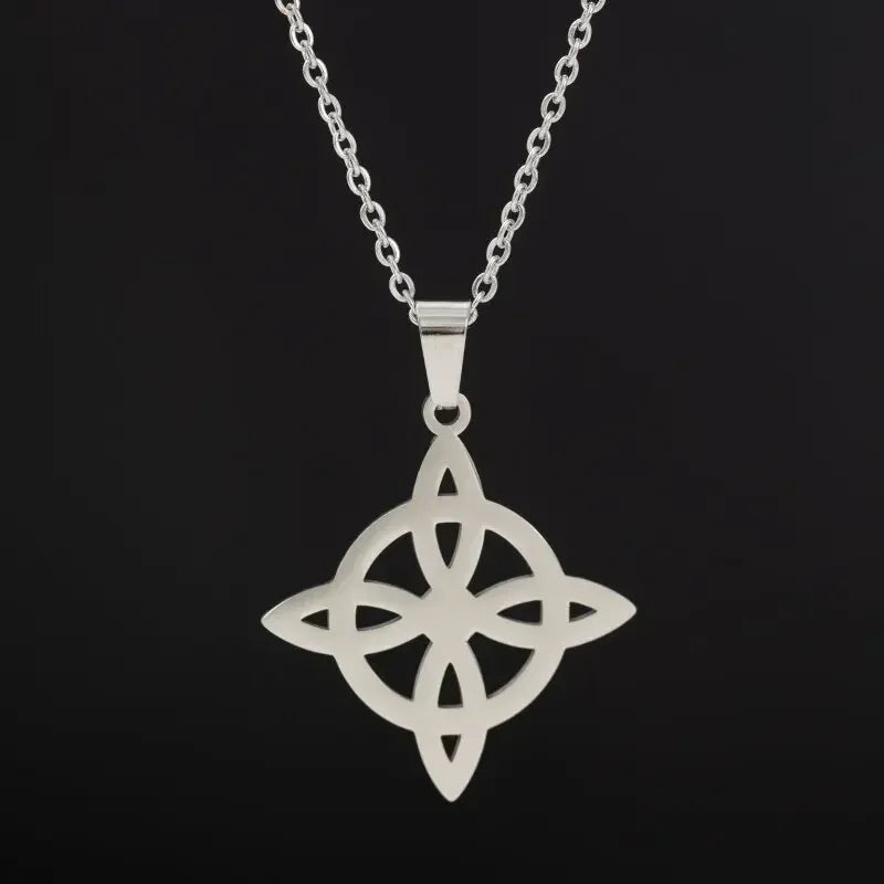 Celtic Trinity Knot Pendant Necklace — Zinc Alloy