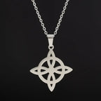 Celtic Trinity Knot Pendant Necklace — Zinc Alloy