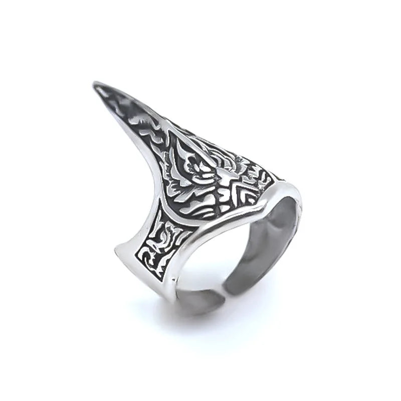 Eagle Steel Ring Retro Beak