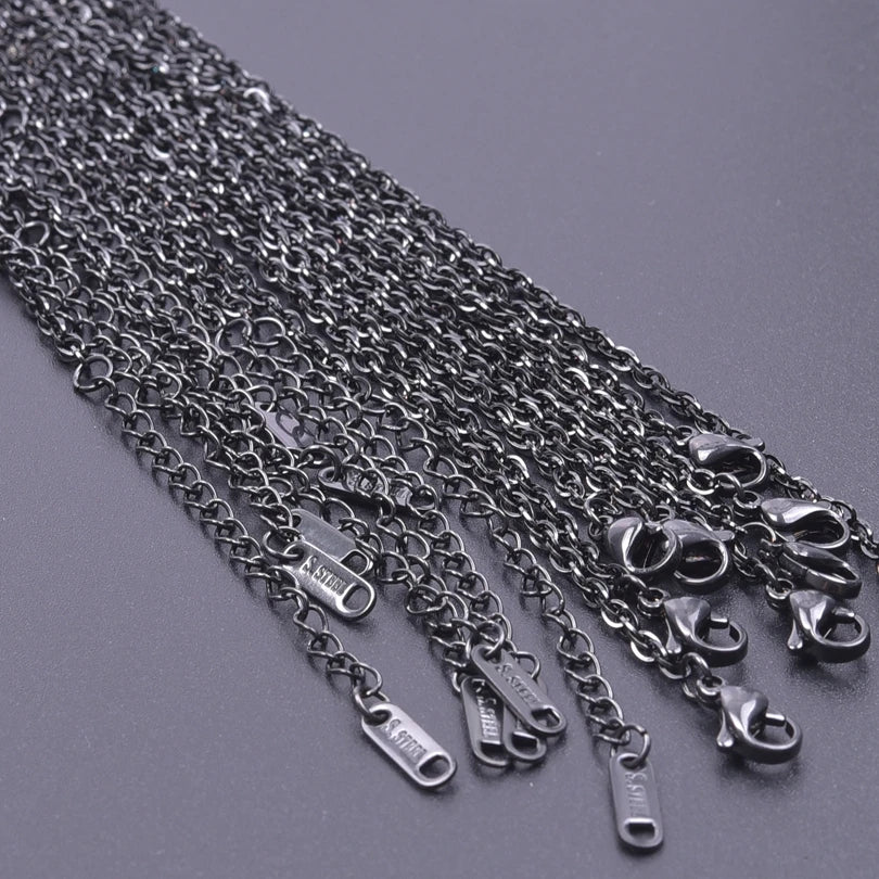 Stainless Steel Chain Necklace — 2.5mm