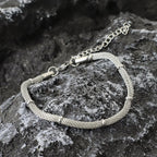 Zirconia Tennis Chain Bracelet — Stainless Steel
